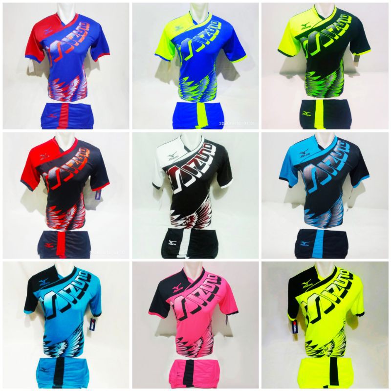 Baju kaos tim volly futsal sepakbola