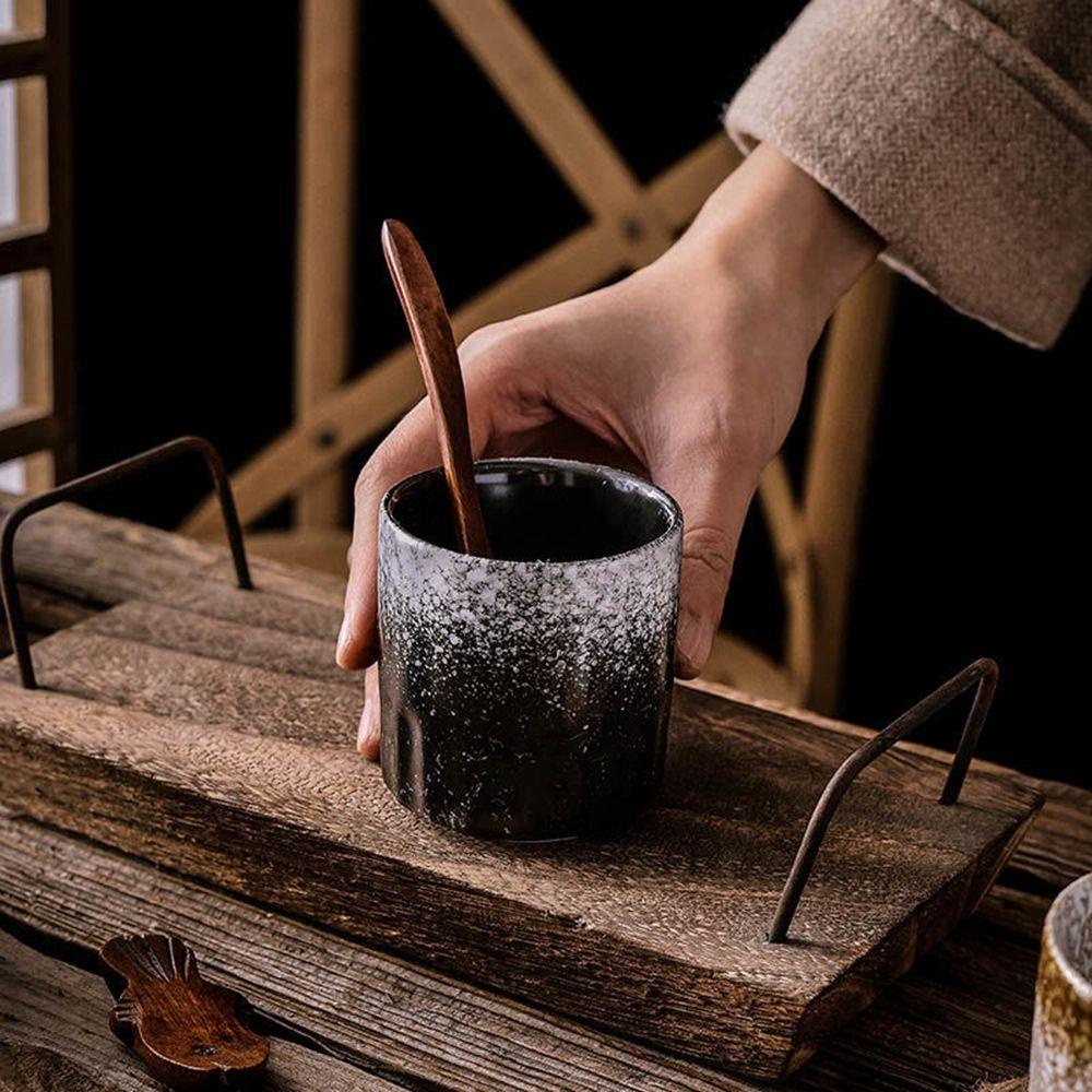 Quinton Cangkir Teh Masakan Retro Cina Stoneware Upacara Teh Tembikar Mug