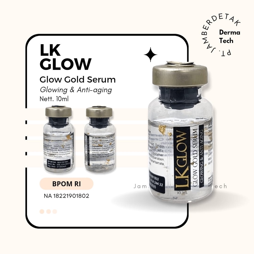 Serum booster egf gold peptide beauty booster sebelum bb glow