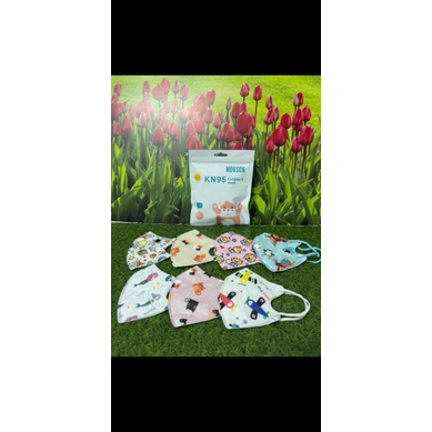 Masker anak KN95 MOUSON 5D 5ply,Masker KN95 KIDS PREMIUM MASK