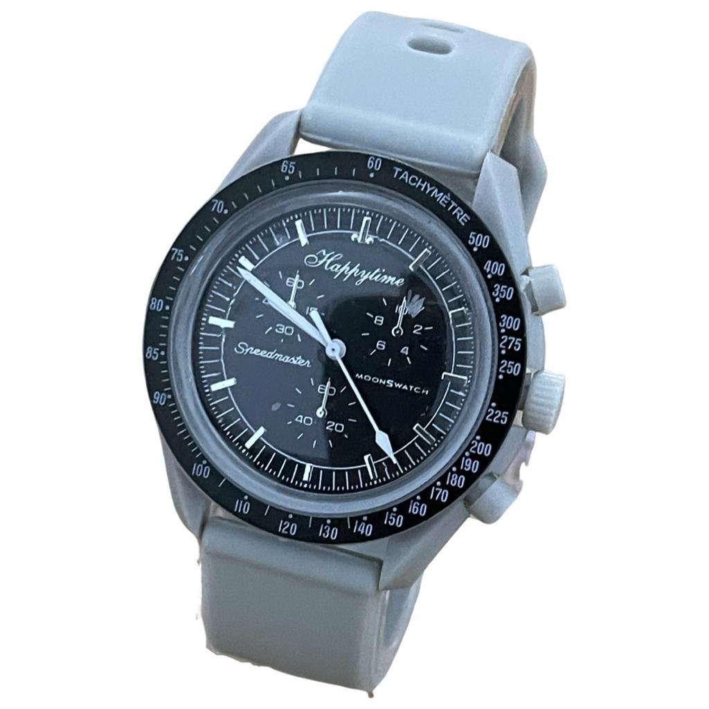 jam tangan wanita strap rubber happy time LS 9085