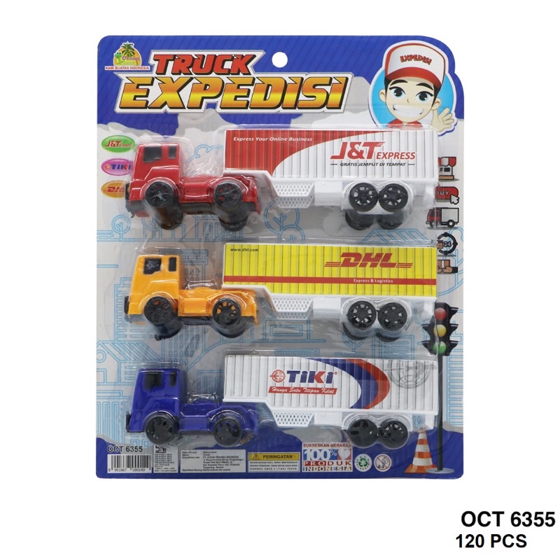 OCT 6355 MAINAN TRUCK EXPEDISI ISI 3 JNT TIKI