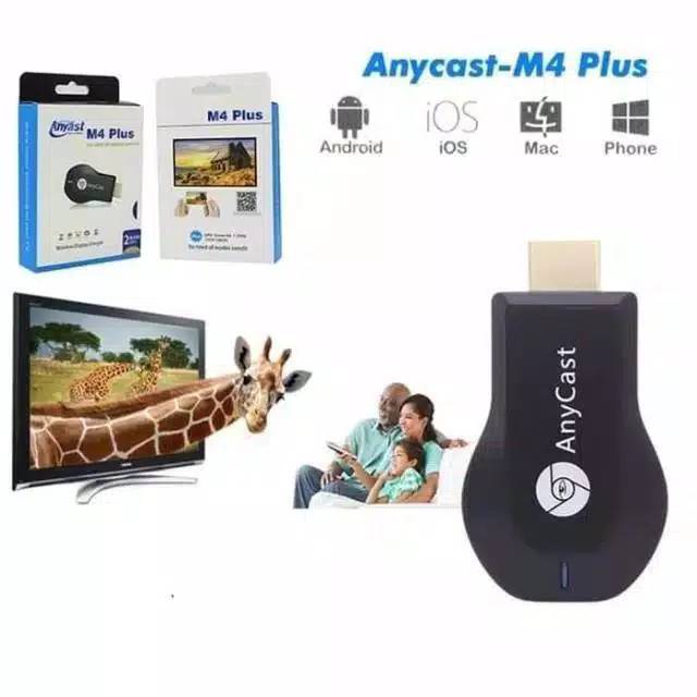 New DLNA M4Plus Airplay WiFi Display Miracast TV Dongle HDMI Receiver Android TV ORIGINAL 100%