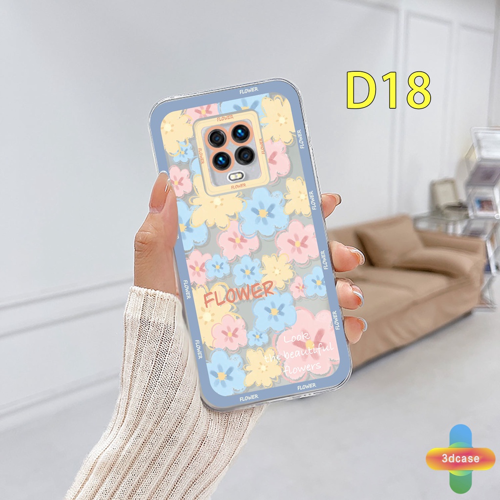 Soft TPU Case Xiaomi Redmi Note 9 8 10 10S 9 10 PRO MAX 11 9S Xiaomi Redmi POCO C3 C31 X3 NFC X3 PRO Redmi 9C NFC 9A 9i 9T 9AT 9ACTIV 9 PRO Power 10X POCO M2 PRO 10 Prime Shockproof little oil flower Camera Lens Protection Phone Case