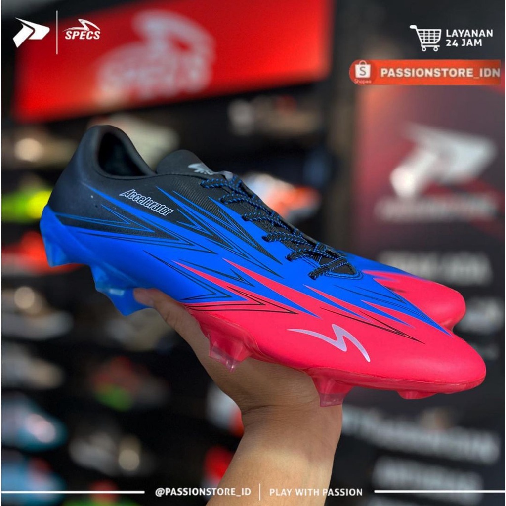 SEPATU SEPAK BOLA SPECS LIGHTSPEED 3 FG DIVA PINK