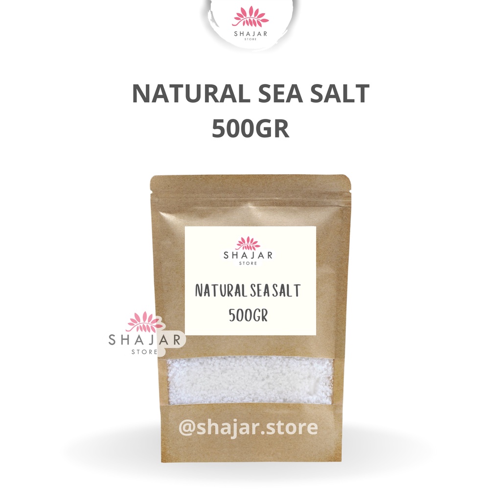 

GARAM LAUT 500gr / SEA SALT NATURAL / GARAM NON RAFINASI JSR