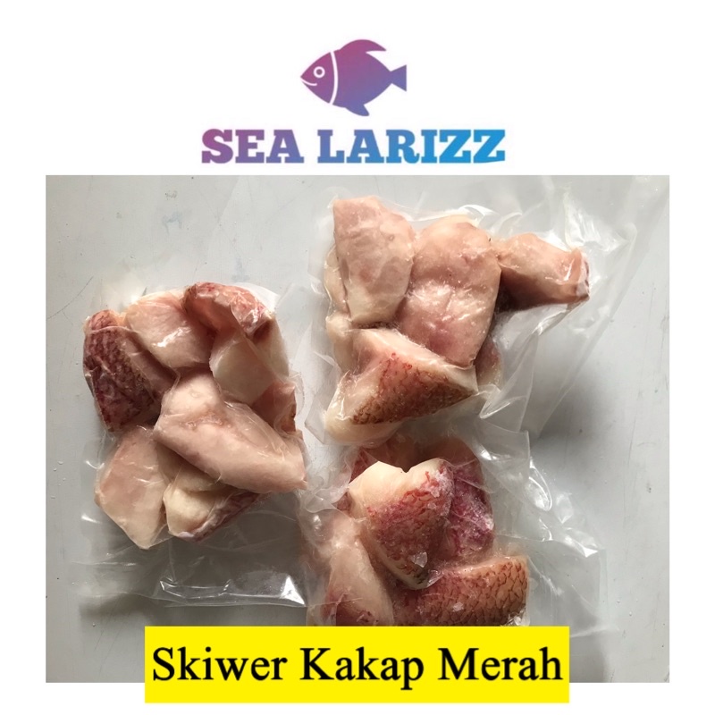 Kakap Merah Skewer Fillet /Kakap Cube / Kakap Merah Fillet Cube