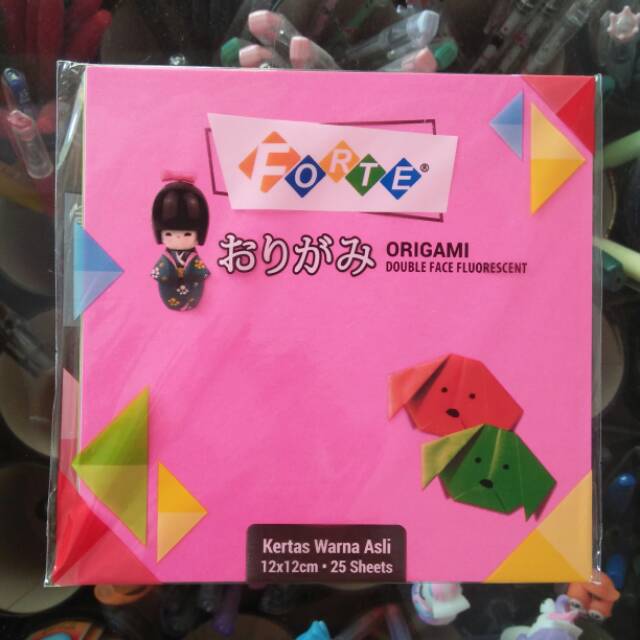 

Kertas lipat ORIGAMI FORTE ukuran 12x12cm isi 25sheet