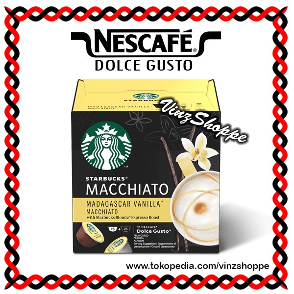 

Kopi - Kapsul Nescafe Dolce Gusto Starbucks Madagascar Vanilla Macchiato