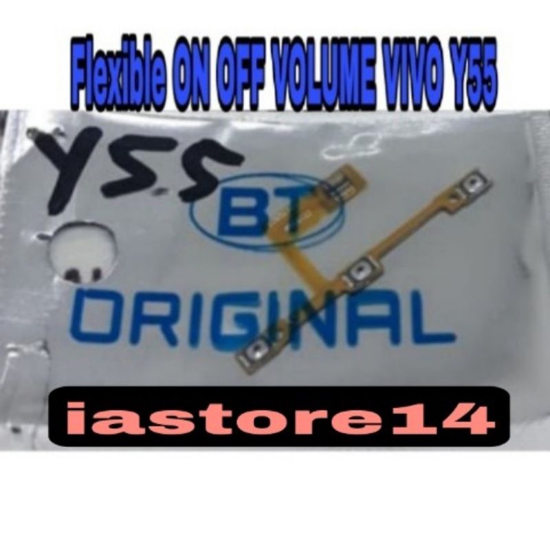 VIVO Y55 Flexible Flexibel Tombol Power On Off Volume Vivo Y 55 Y55 ORI