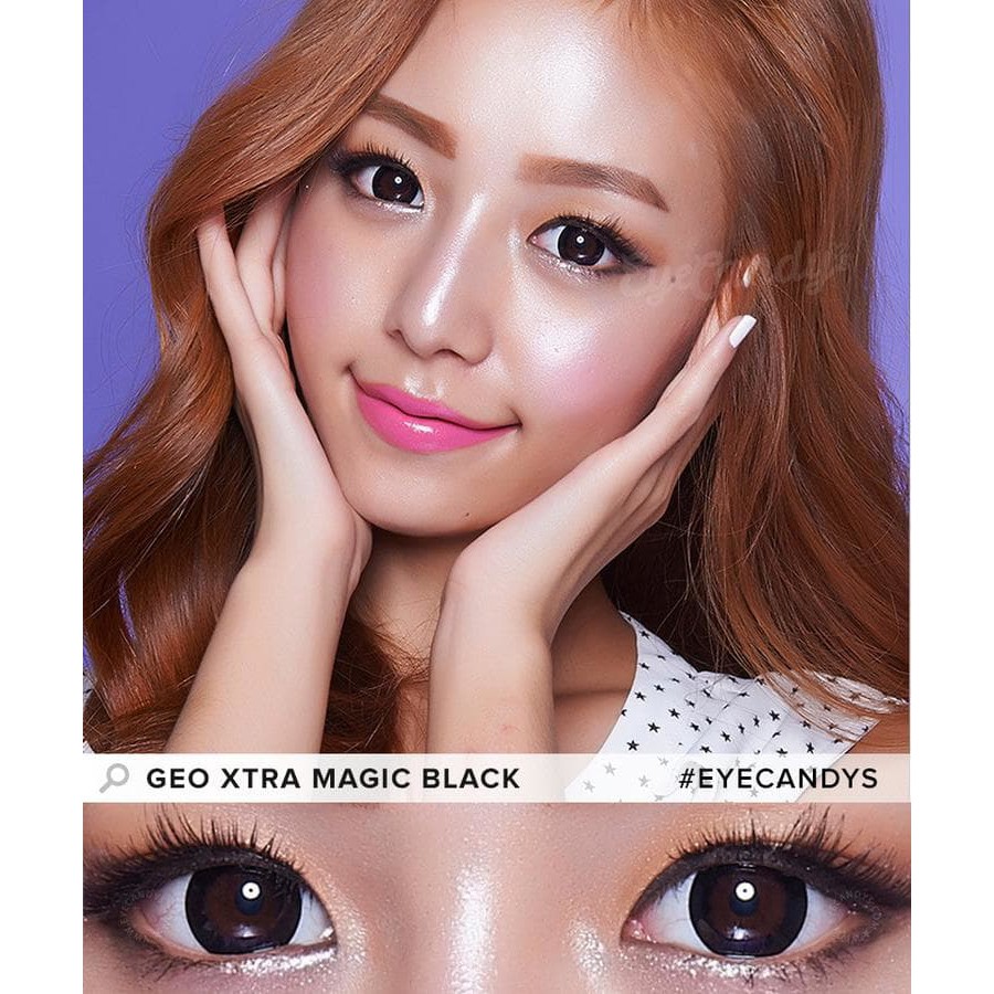 Softlens Geo Xtra Magic Black XCK 105 Soft Lens Soflens 