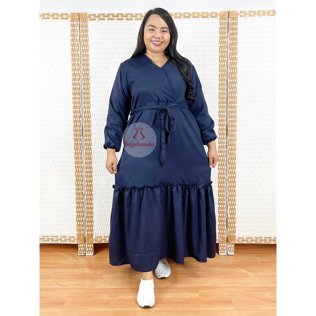 GAMIS JUMBO BIG SIZE POLOS WANITA XXXL BAJUBUNDA ZOYA