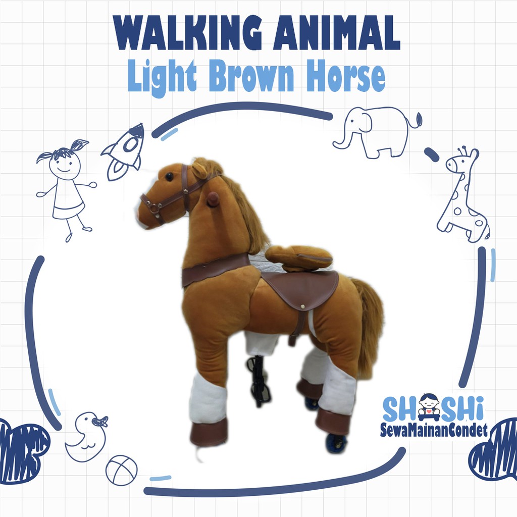 Sewa  Walking Animal Light Brown Horse