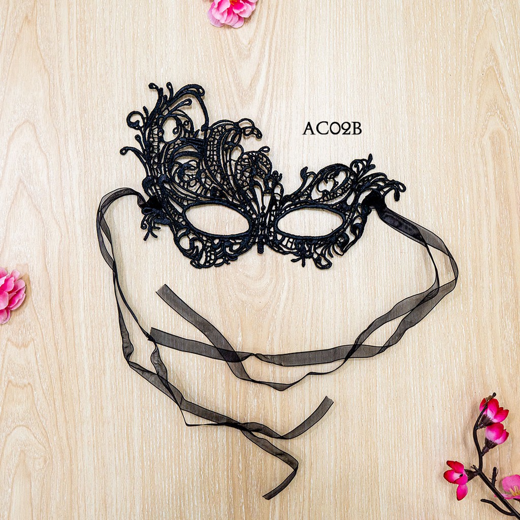 [PALING LARIS] PARTY MASK AKSESORIS LINGERIE TOPENG PESTA HITAM AC02B