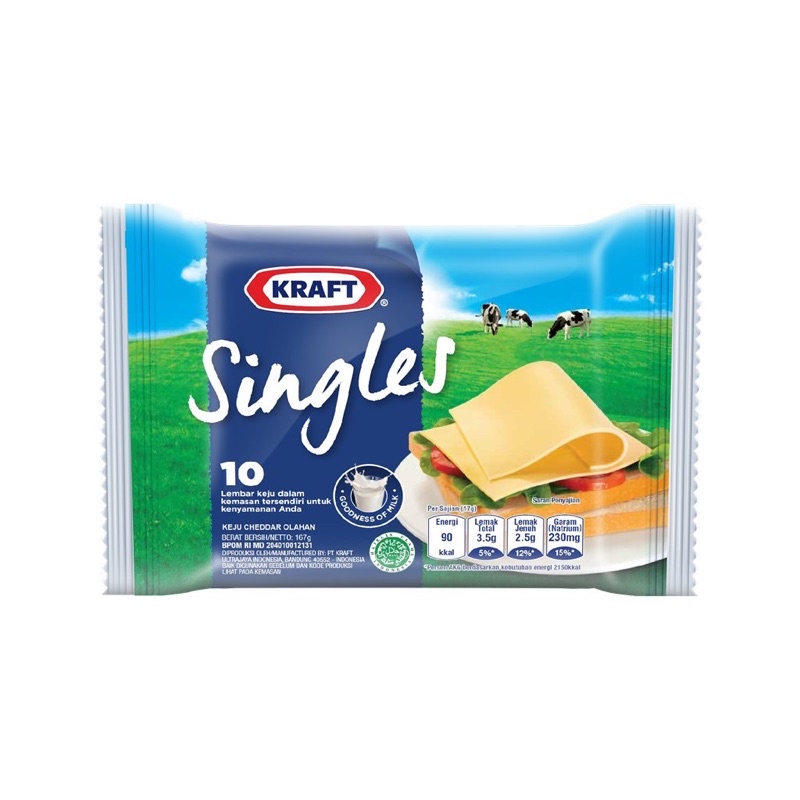 Jual Kraft Keju Cheddar Singles Slice G Untuk Burger Dan Camilan