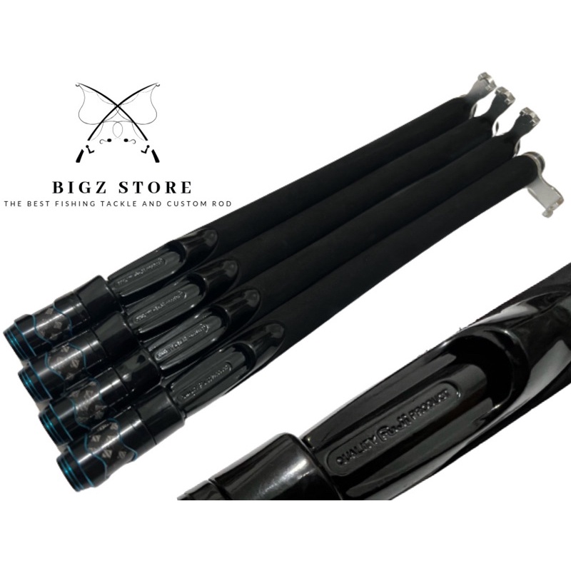 HANDLE JORAN SET REEL SEAT VSS-KN FUJI + ALU RING / MAHKOTA + BUSA EVA + BUTTOM HOOK + BUTT ALUMUNIU