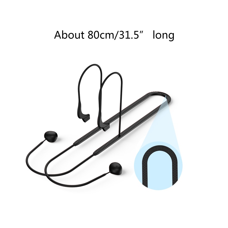 Btsg Tali Antilost Untuk BeatsStudio Bud Earphone Lanyard Gantung Leher Tali Soft Cord