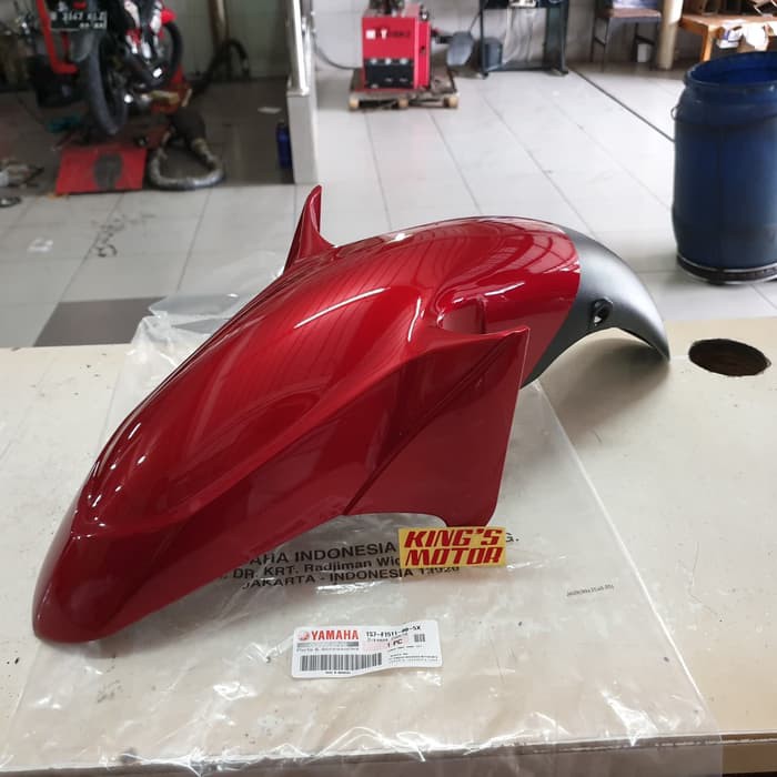 SPAKBOR DEPAN JUPITER MX OLD MERAH MARUN (1S7-5X) ASLI YAMAHA