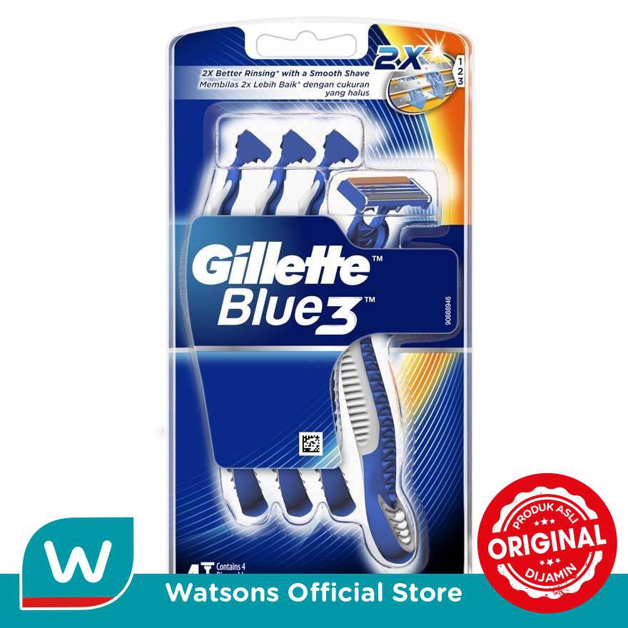 Gillette Blue 3 Sensitif Skin 4s (Isi 4)