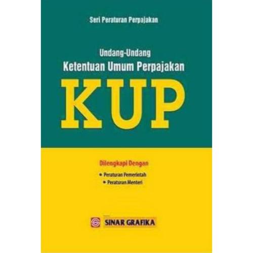 Jual Seri Peraturan Perpajakan : UU Ketentuan Umum Perpajakan (KUP ...