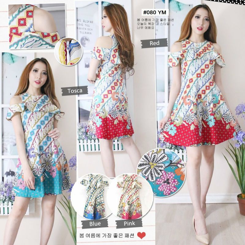 SALE!!! LAST CALL STOCK DRESS BATIK WANITA (#080YM)