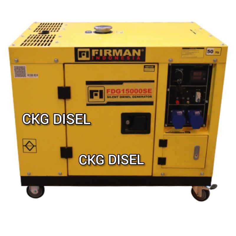 Genset Silent Diesel Generator Listrik Firman FDG15000SE 8Kw 1phase