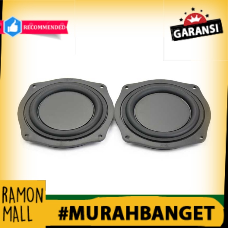 PET best  Aiyima DIY Diafragma Speaker Passive Bass Radiator 4Inch 2PCS - A1D176 Diskon