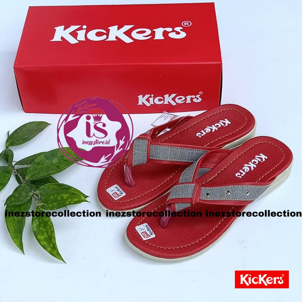 SANDAL SANTAI WANITA KICKERS TERHITS KODE JPT-52 MURAH GROSIR