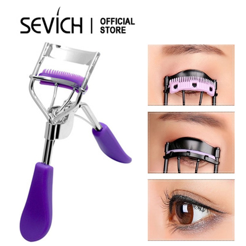 SEVICH Eyelash Curler Professional Eyelash Curler Folding False Eyelashes Auxiliary Eyelash Curling Clip Makeup Tools