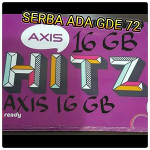 KARTU PERDANA Axis Total 16 GB (kuota 8 + 8GB )