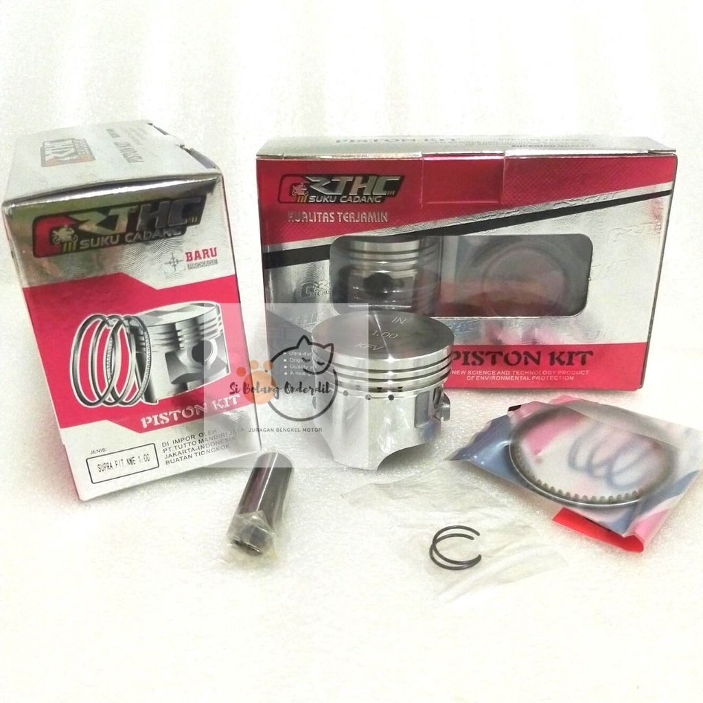 PISTON KIT SUPRA FIT NEW SEHER SET LEGENDA / SUPRA FIT NEW OS STD 25 50 75 100 THALLAND / RTHC