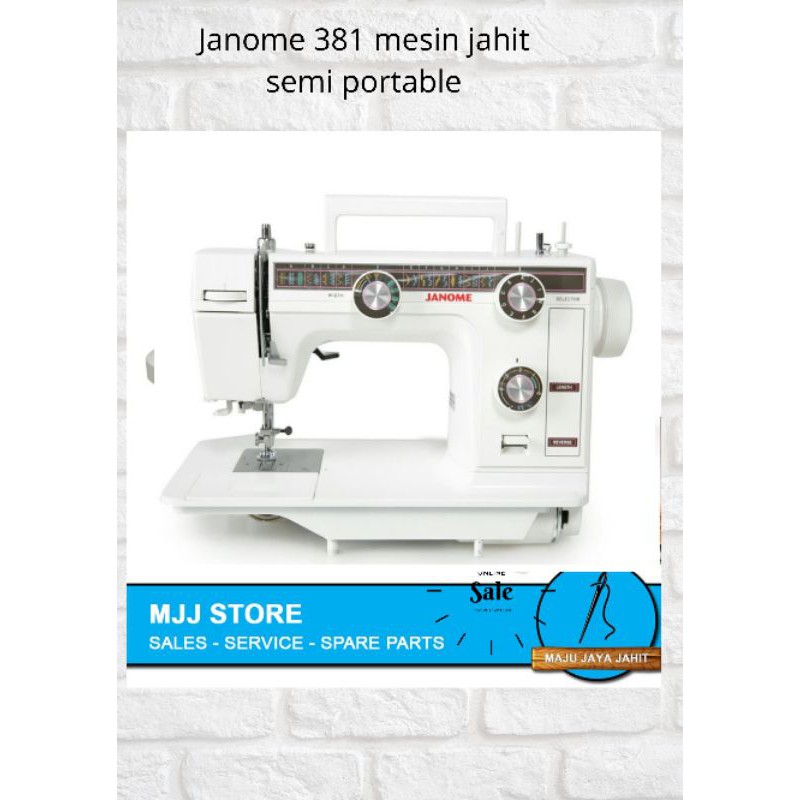 Mesin Jahit Janome 381 Semi portable