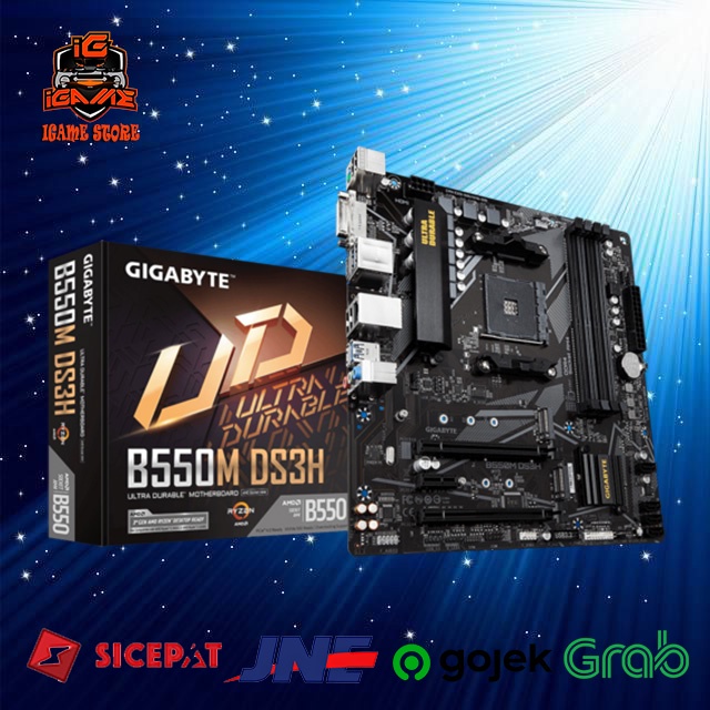 GIGABYTE B550M DS3H (AMD AM4, B550, DDR4) NAMPOL GAN