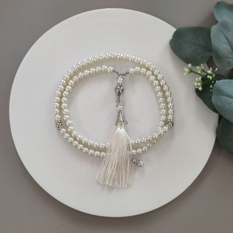 Tasbih mutiara sintetis HQ SERIES 99 butir