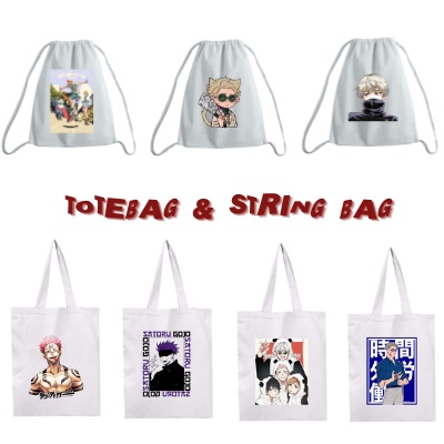 JUJUTSU KAISEN TOTEBAG canvas resleting 40*30