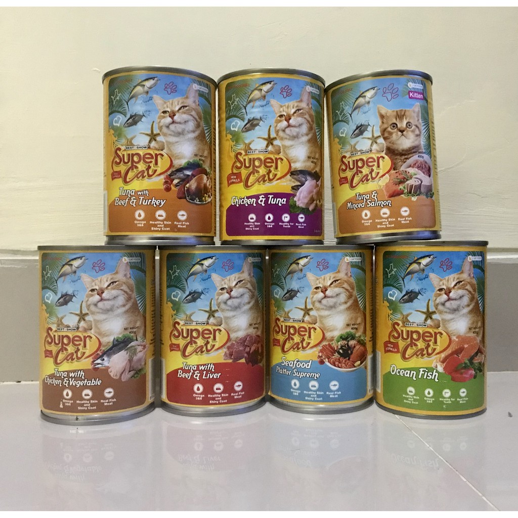 Super cat pakan basah kucing 400 gram