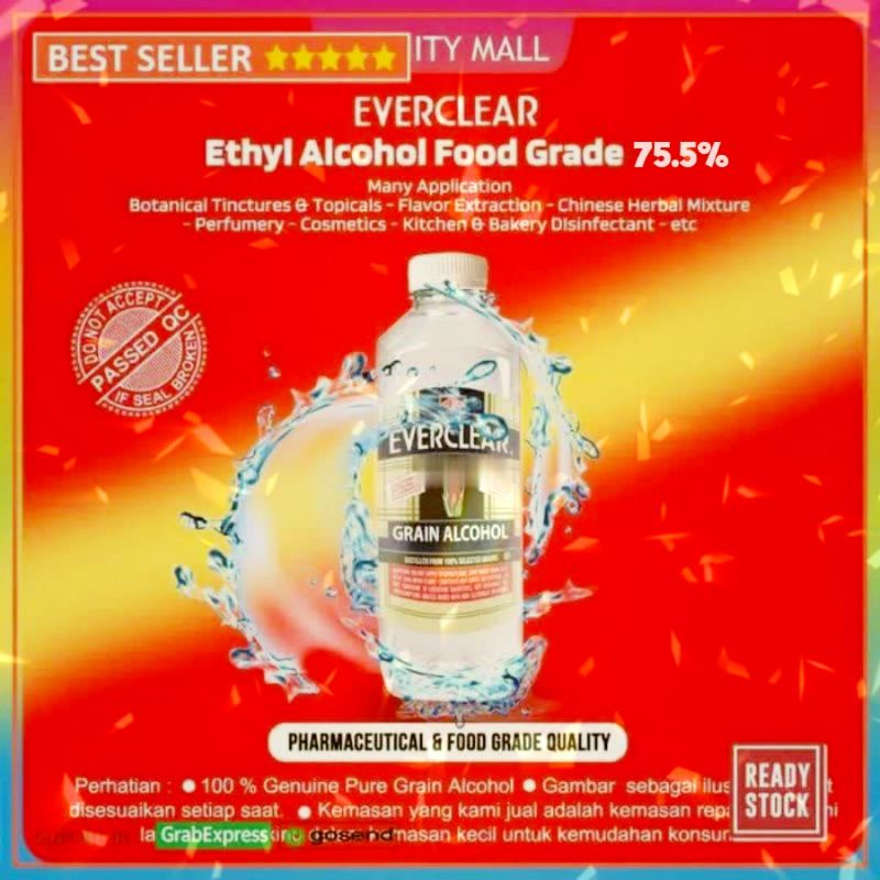 Everclear 500ml Alkohol Food Grade