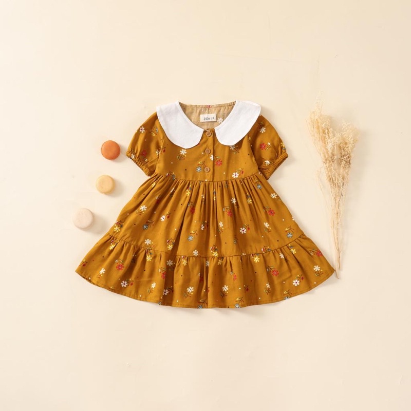 Dress Anak Perempuan Lucu / Atasan Anak Perempuan / Blouse Anak Perempuan / Anaya Dress by Zada Baby