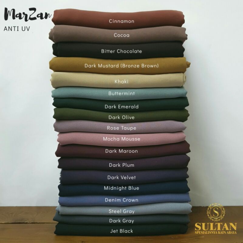 kain Marzan/mazen brand sultan (harga per setengah meter)