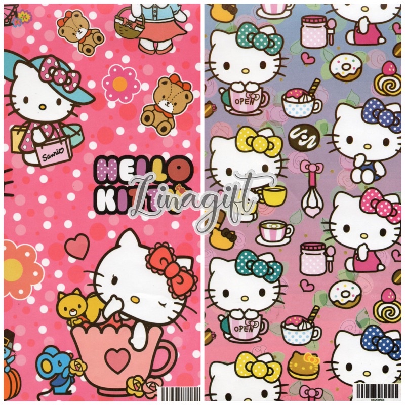 ( 5 Lembar ) KERTAS KADO VL GIRLS - GIFT WRAP PAPER DOFF UNICORN LOL BARBIE FROZEN ELSA ANNA PRINCESS HELLOKITTY MY LITTLE PONY CINDERELLA AURORA JASMINE