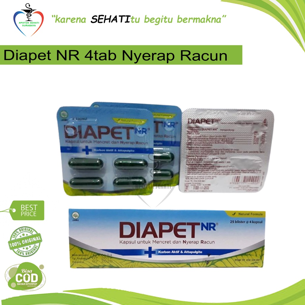 DIAPET NR PER STRIP ISI 4 NYERAP RACUN