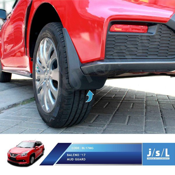 Aksesoris Fariasi Tambahan JSL Mud Guard Baleno Hatchback Penahan Lumpur Karpet Lumpur
