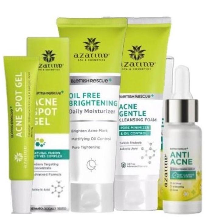 【GROSIR】 Azarine Acne Series - Face Wash - Serum - Spot Gel - Moisturizer ♥