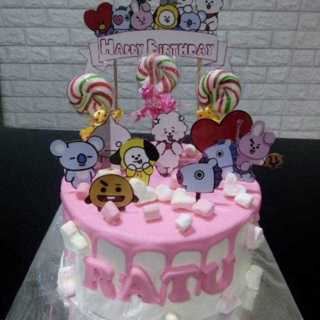 BT 21 / Birthday cake / kue ulang tahun