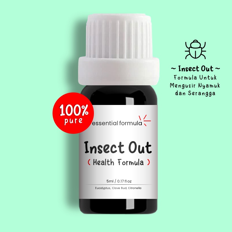 Essential Formula Insect Out Essential Oil Blend Untuk Mengusir Nyamuk dan Serangga