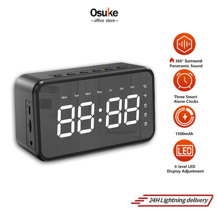 G50 Speaker Bluetooth Led Jam Radio Full Bass Loudspeaker Music Box