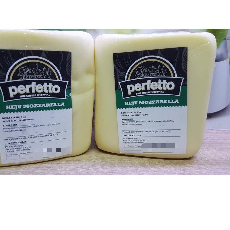 

Keju Mozarella Perfetto Cheese 1KG / Mozzarella Cheese 케