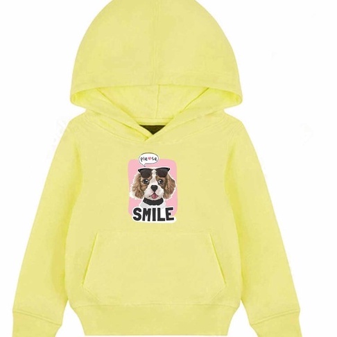 Hoodie Anak Pleasee Smile Sweater Pakaian Fleece M - XL