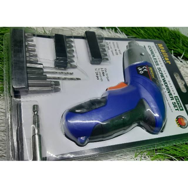 OBENG BOR MOLLAR CDS14 Mesin Obeng Bor Baterai Cordless 4.8 V Drill