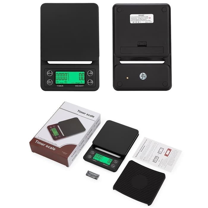 K70 Timbangan Digital Kopi Coffee Scale Timer 3kg 0.1 pour over V60